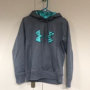Gray under armour hoodie. Size small.